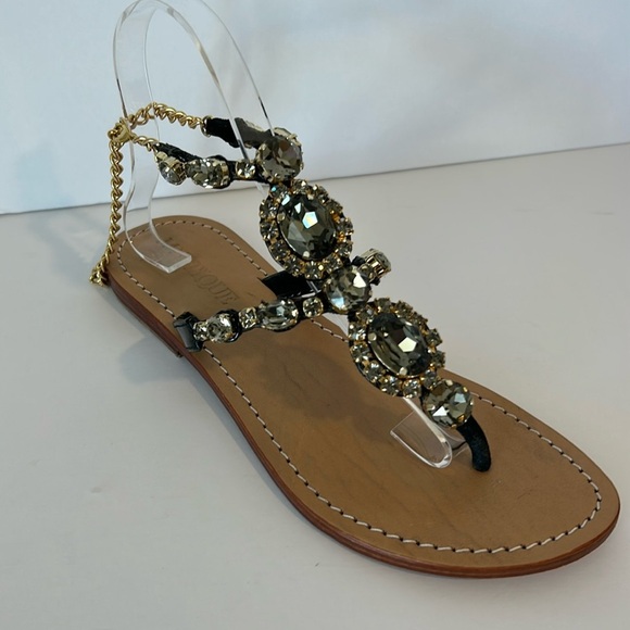 Mystique Boutique Shoes - Mystique boutique black brussels sandals size 7